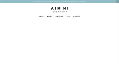 Desktop Screenshot of aimhieveryday.com